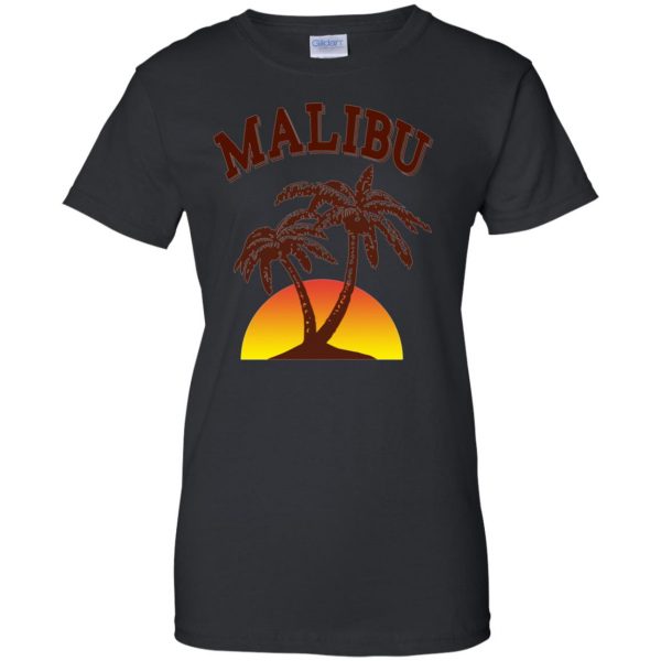 malibu rum womens t shirt - lady t shirt - black