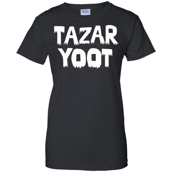 tazar yoot womens t shirt - lady t shirt - black