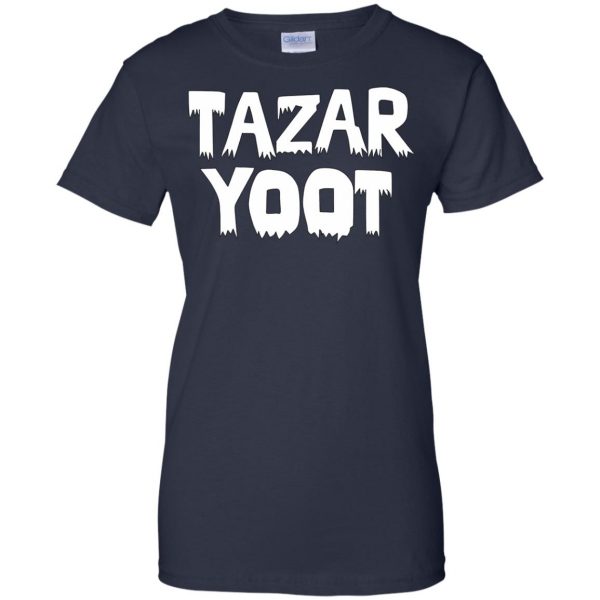 tazar yoot womens t shirt - lady t shirt - navy blue