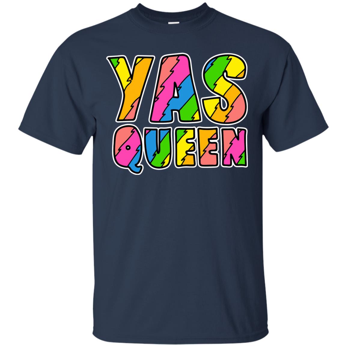 broad city yas queen t shirt - navy blue