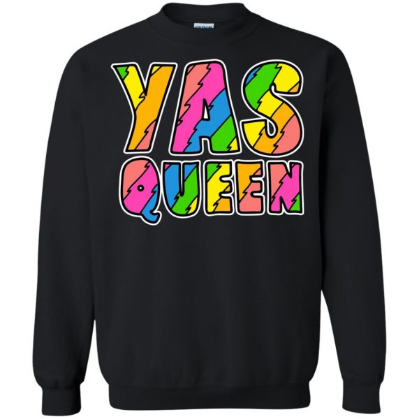 broad city yas queen sweatshirt - black