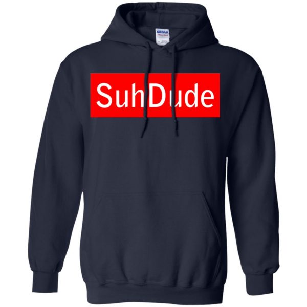 suh dude supreme hoodie - navy blue