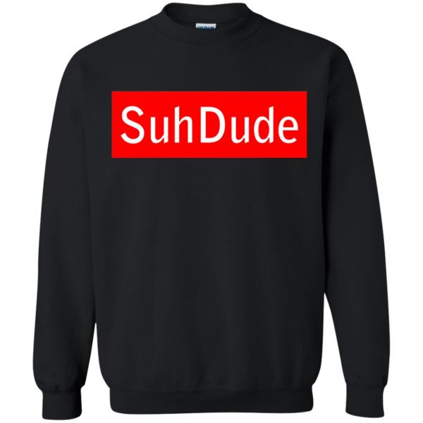 suh dude supreme sweatshirt - black