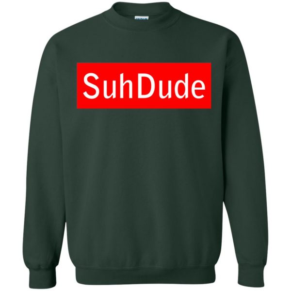 suh dude supreme sweatshirt - forest green
