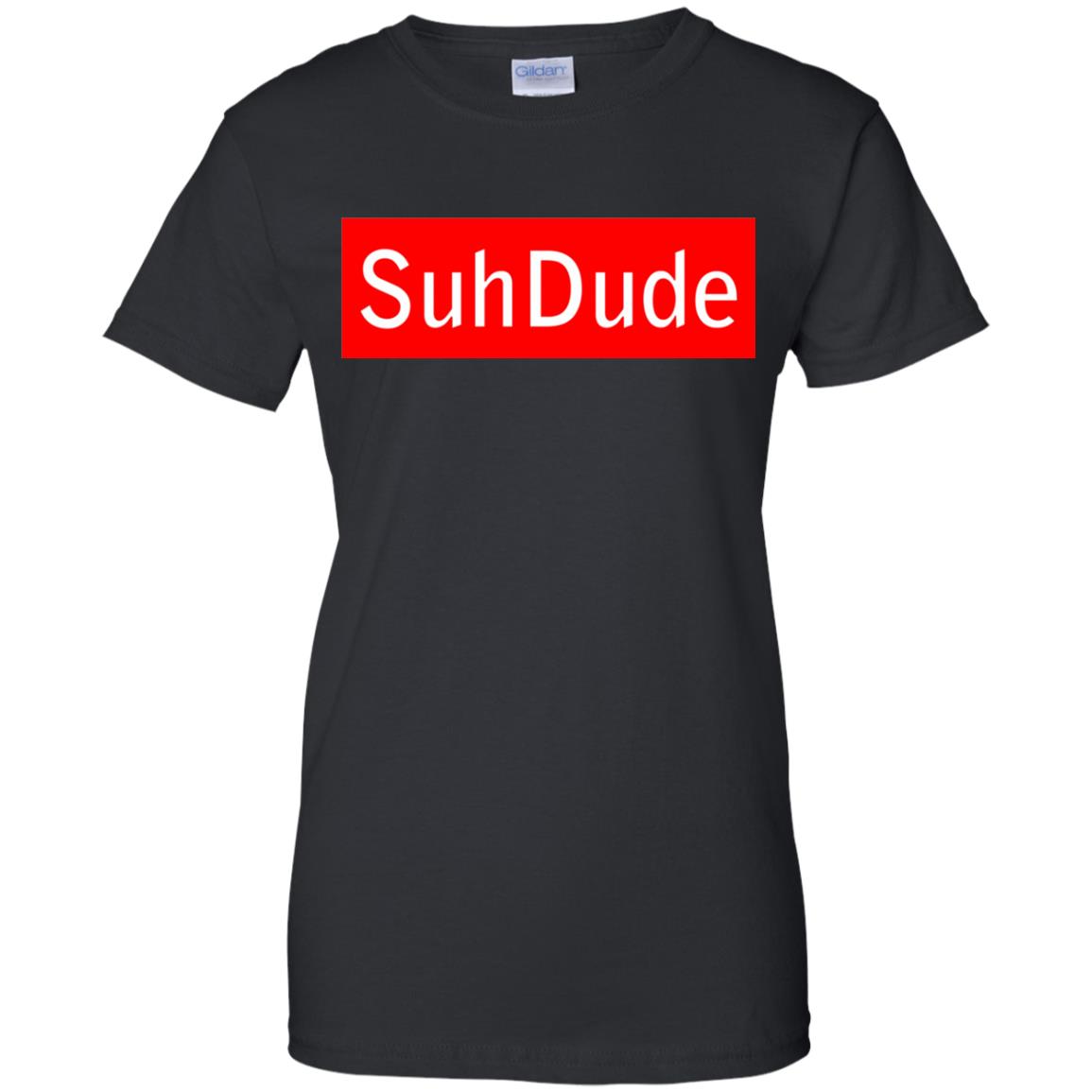 suh dude supreme womens t shirt - lady t shirt - black