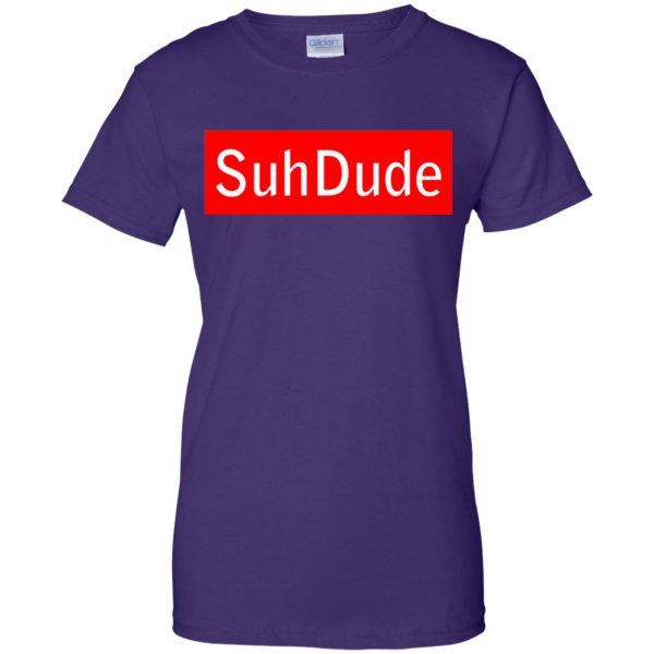 suh dude supreme womens t shirt - lady t shirt - purple