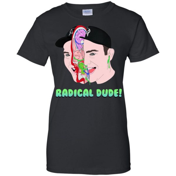 getter radical dude womens t shirt - lady t shirt - black