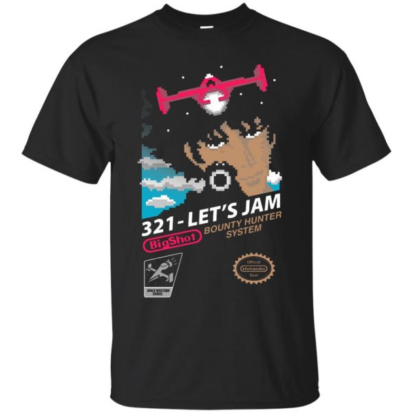 321 lets jam shirt - black