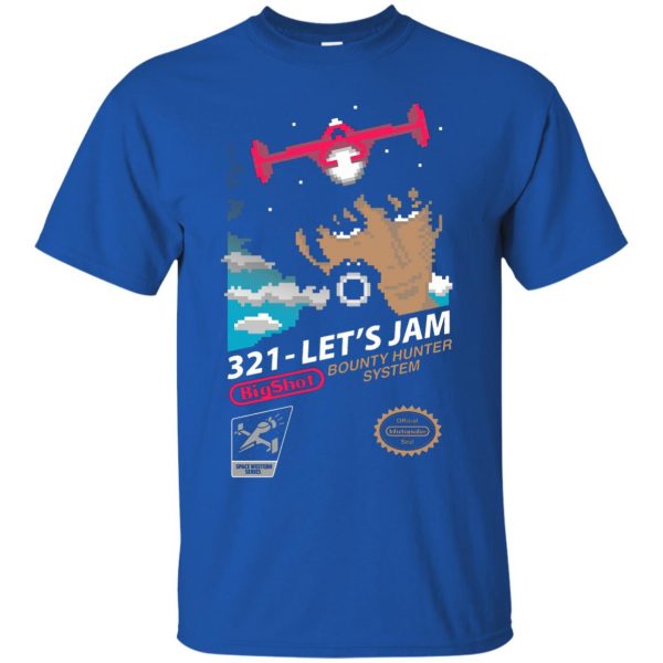 321 lets jam t shirt - royal blue