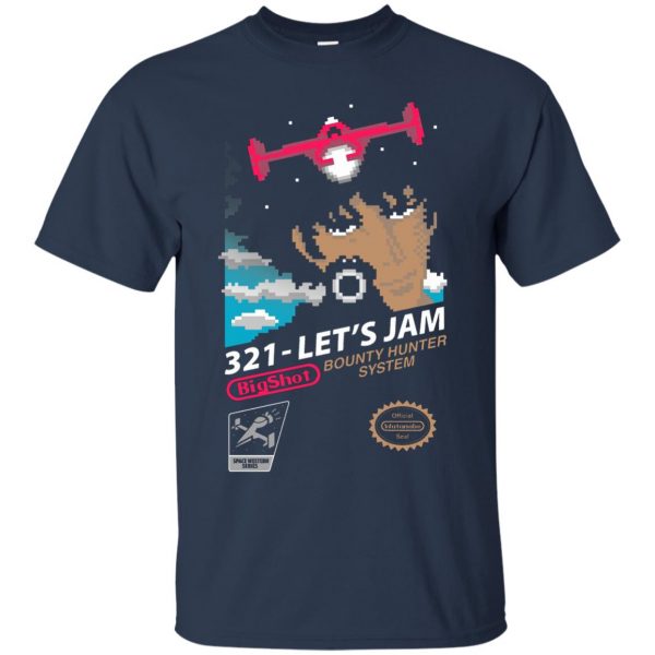 321 lets jam t shirt - navy blue
