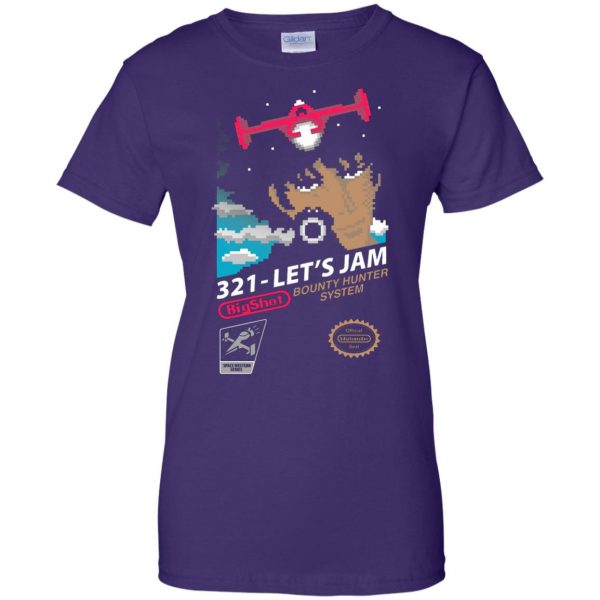 321 lets jam womens t shirt - lady t shirt - purple