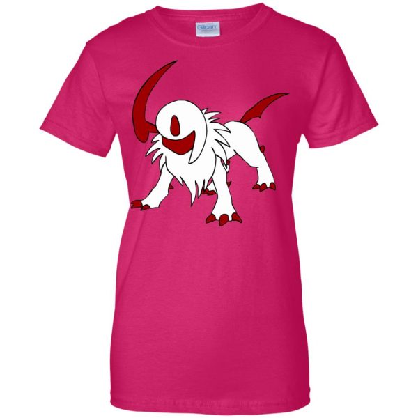 absol womens t shirt - lady t shirt - pink heliconia
