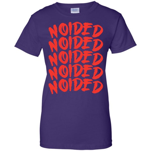 noided womens t shirt - lady t shirt - purple
