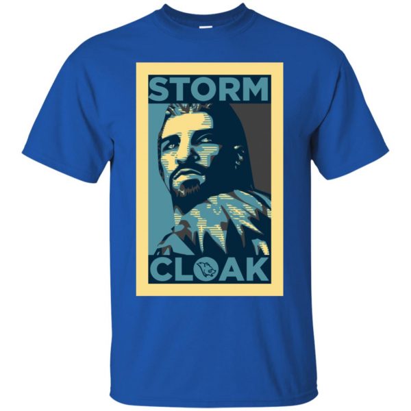 stormcloak t shirt - royal blue