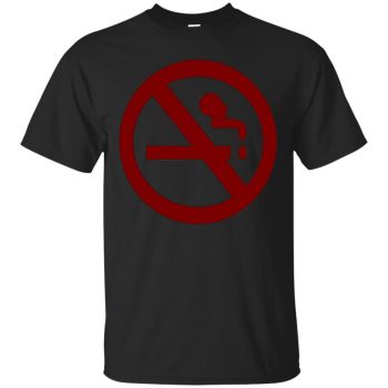 marceline no smoking shirt - black