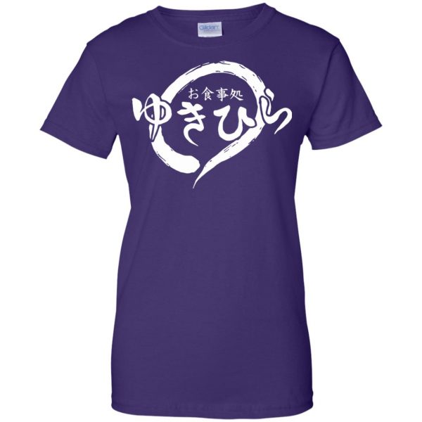 yukihira womens t shirt - lady t shirt - purple