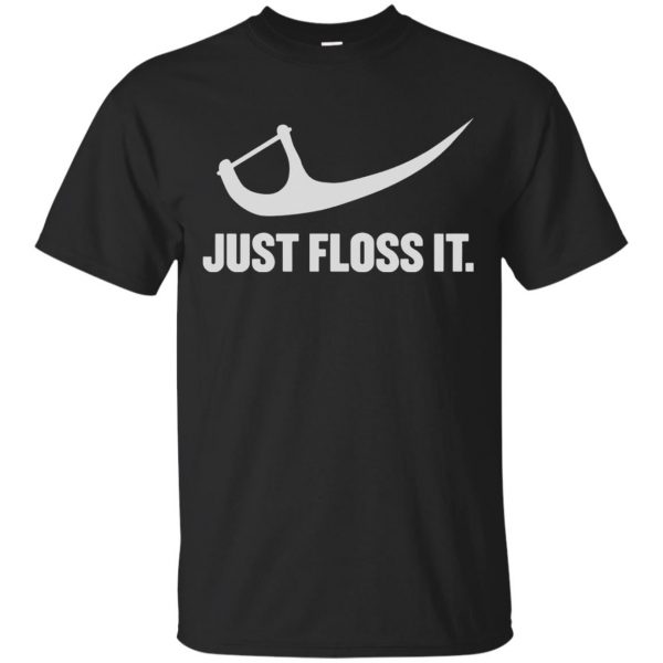 just do it floss shirt - black