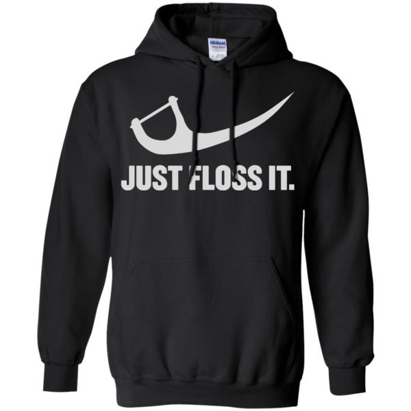 just do it floss hoodie - black