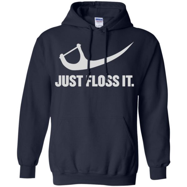 just do it floss hoodie - navy blue