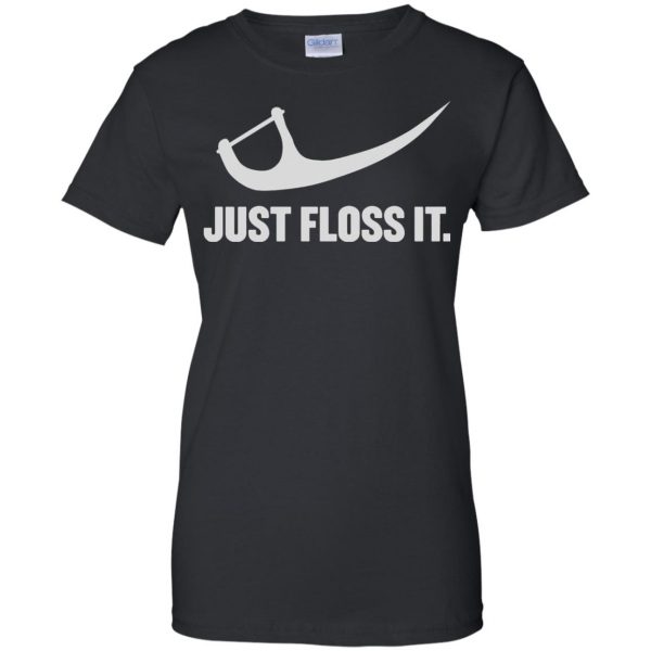 just do it floss womens t shirt - lady t shirt - black