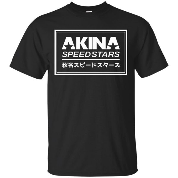 akina speed stars shirt - black