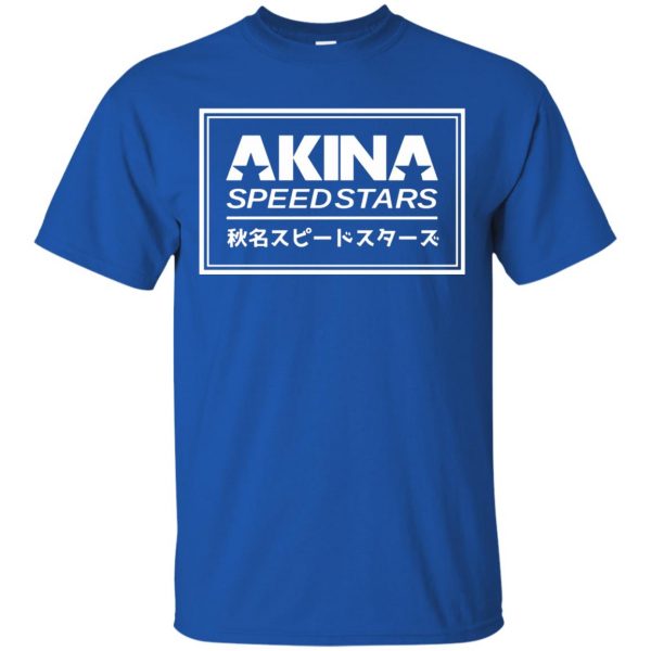 akina speed stars t shirt - royal blue