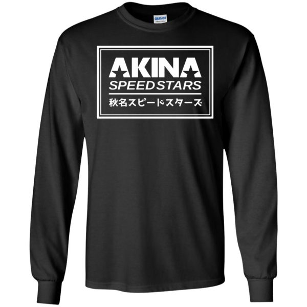 akina speed stars long sleeve - black