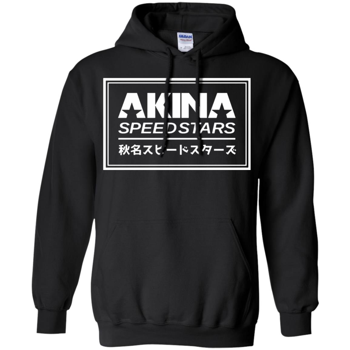 akina speed stars hoodie - black