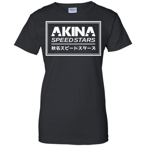 akina speed stars womens t shirt - lady t shirt - black