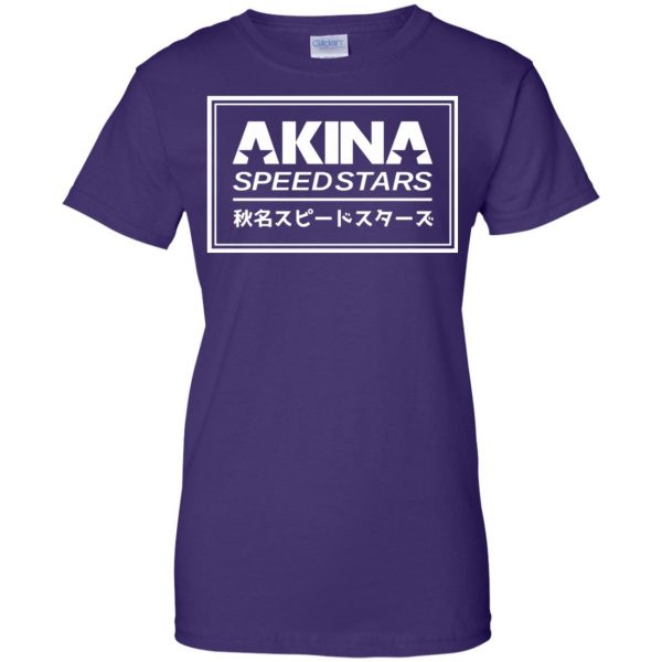 akina speed stars womens t shirt - lady t shirt - purple