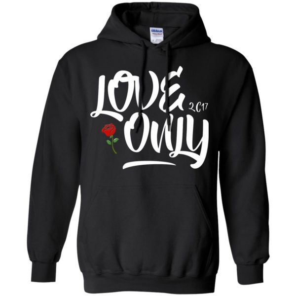 camila cabello love only hoodie - black
