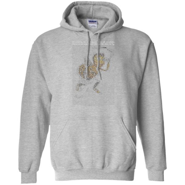 shrek script hoodie - sport grey