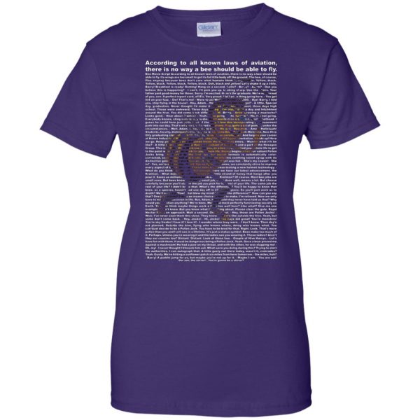 shrek script womens t shirt - lady t shirt - purple