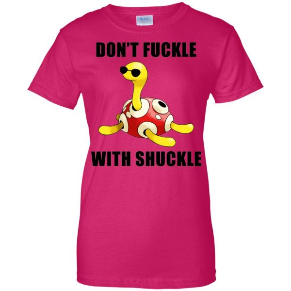 shuckle womens t shirt - lady t shirt - pink heliconia