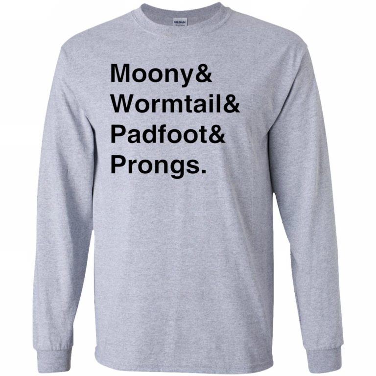 wormtail padfoot prongs moony t shirt