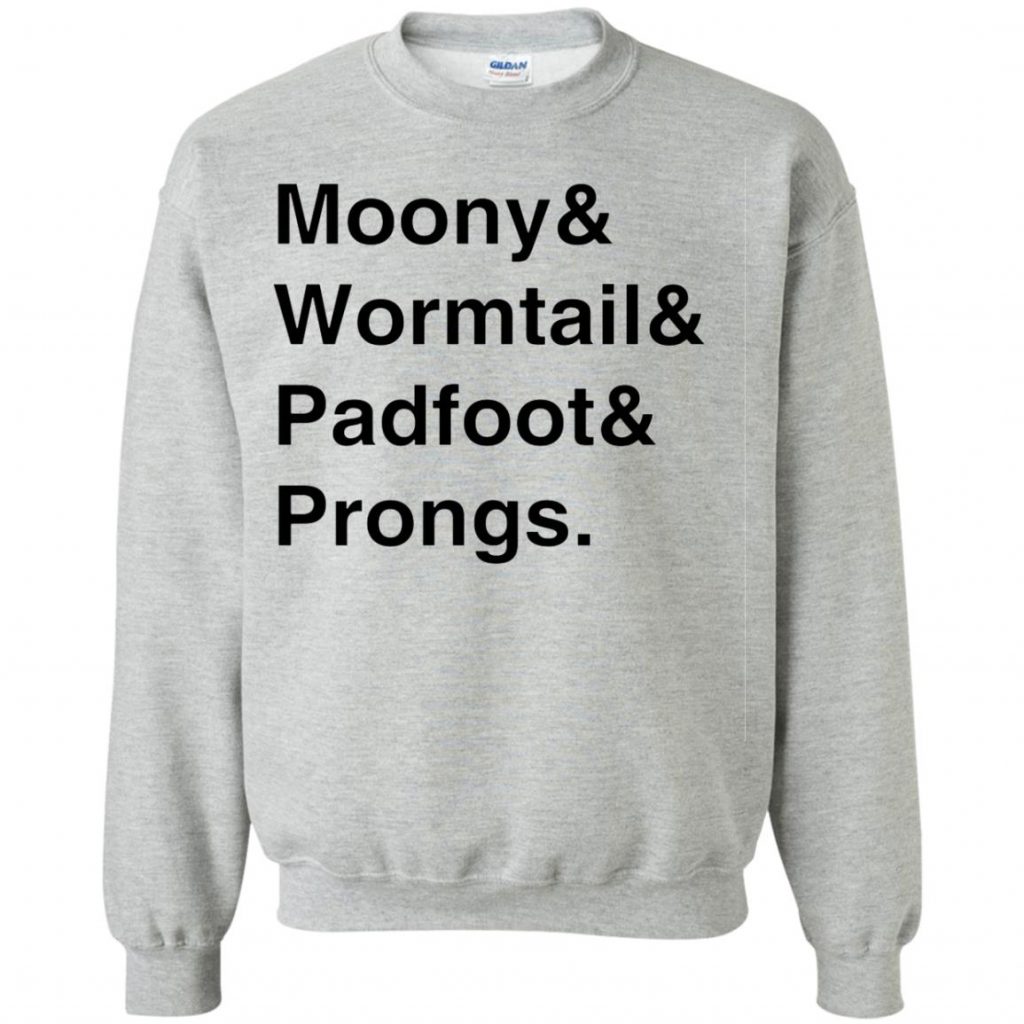 wormtail padfoot prongs moony t shirt