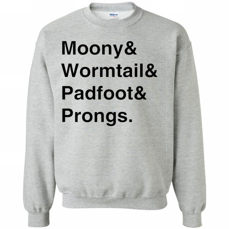 wormtail padfoot prongs moony t shirt