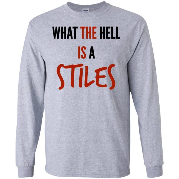 what the hell is a stiles long sleeve - sport grey