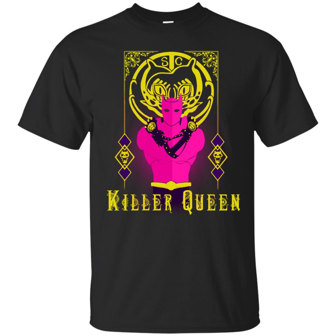 killer queen jojo shirt - black