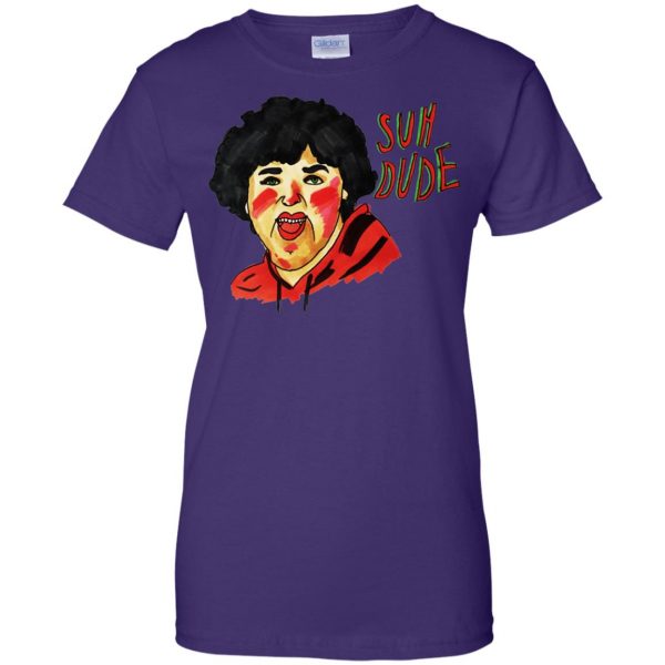 sah dude womens t shirt - lady t shirt - purple