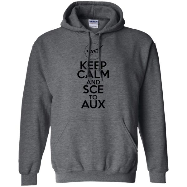 sce to aux hoodie - dark heather
