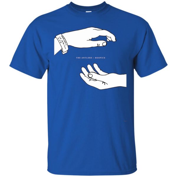 the antlers hospice t shirt - royal blue