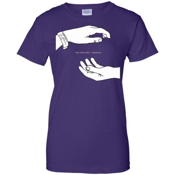 the antlers hospice womens t shirt - lady t shirt - purple