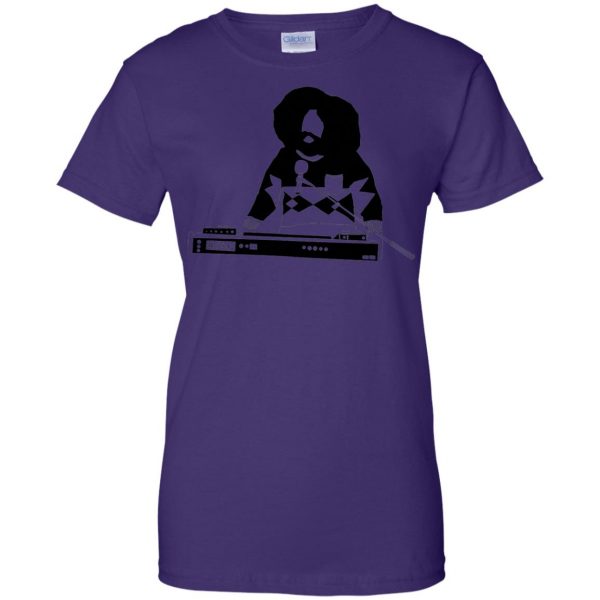 reggie watts womens t shirt - lady t shirt - purple