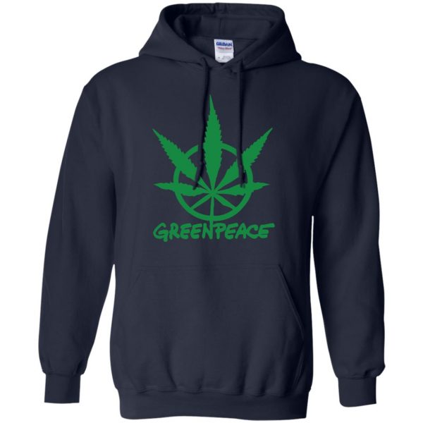 greenpeace hoodie - navy blue