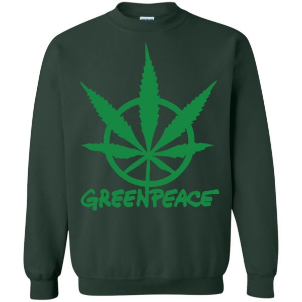 greenpeace sweatshirt - forest green