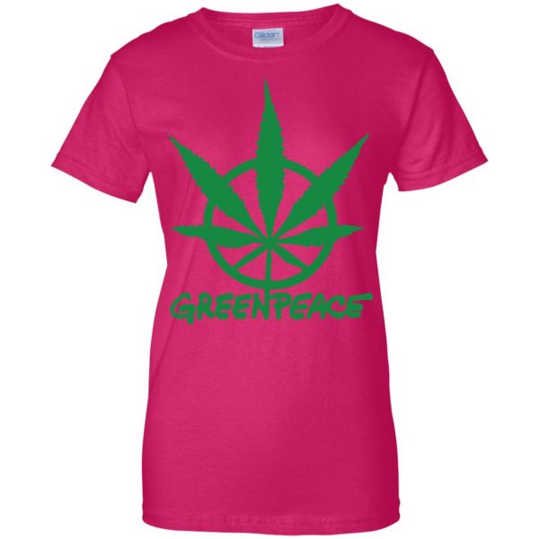 greenpeace womens t shirt - lady t shirt - pink heliconia