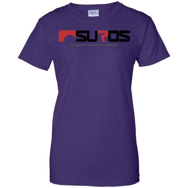 suros womens t shirt - lady t shirt - purple
