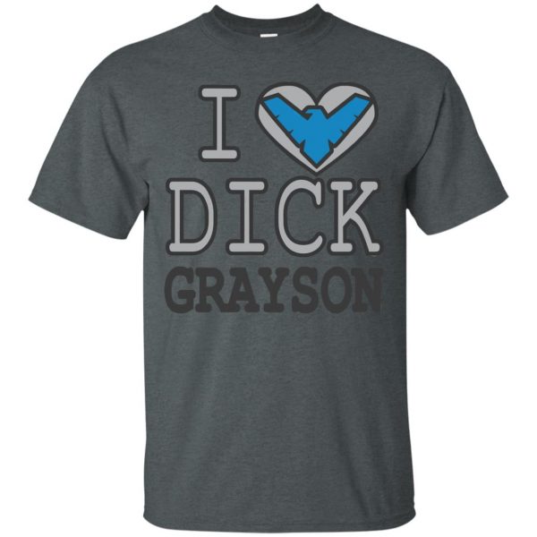 dick grayson t shirt - dark heather