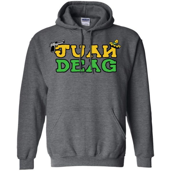 juan deag hoodie - dark heather